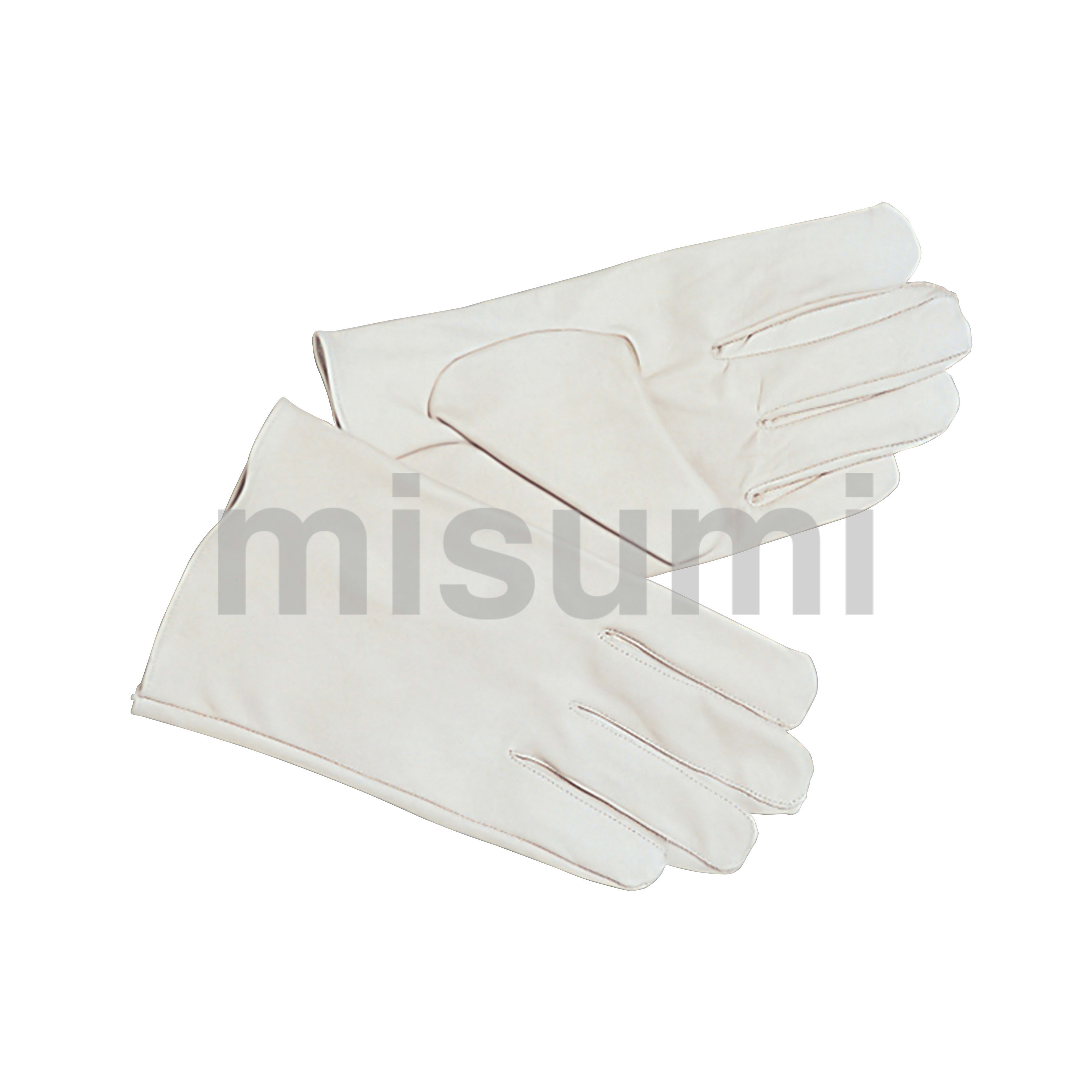 作業手袋 革手袋 MT-14 豚 白 12双 - 4