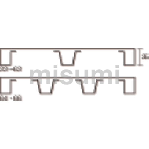 軽中量ボルトレス棚 Ｍ２型 用追加棚板（中棚受付） | トラスコ中山