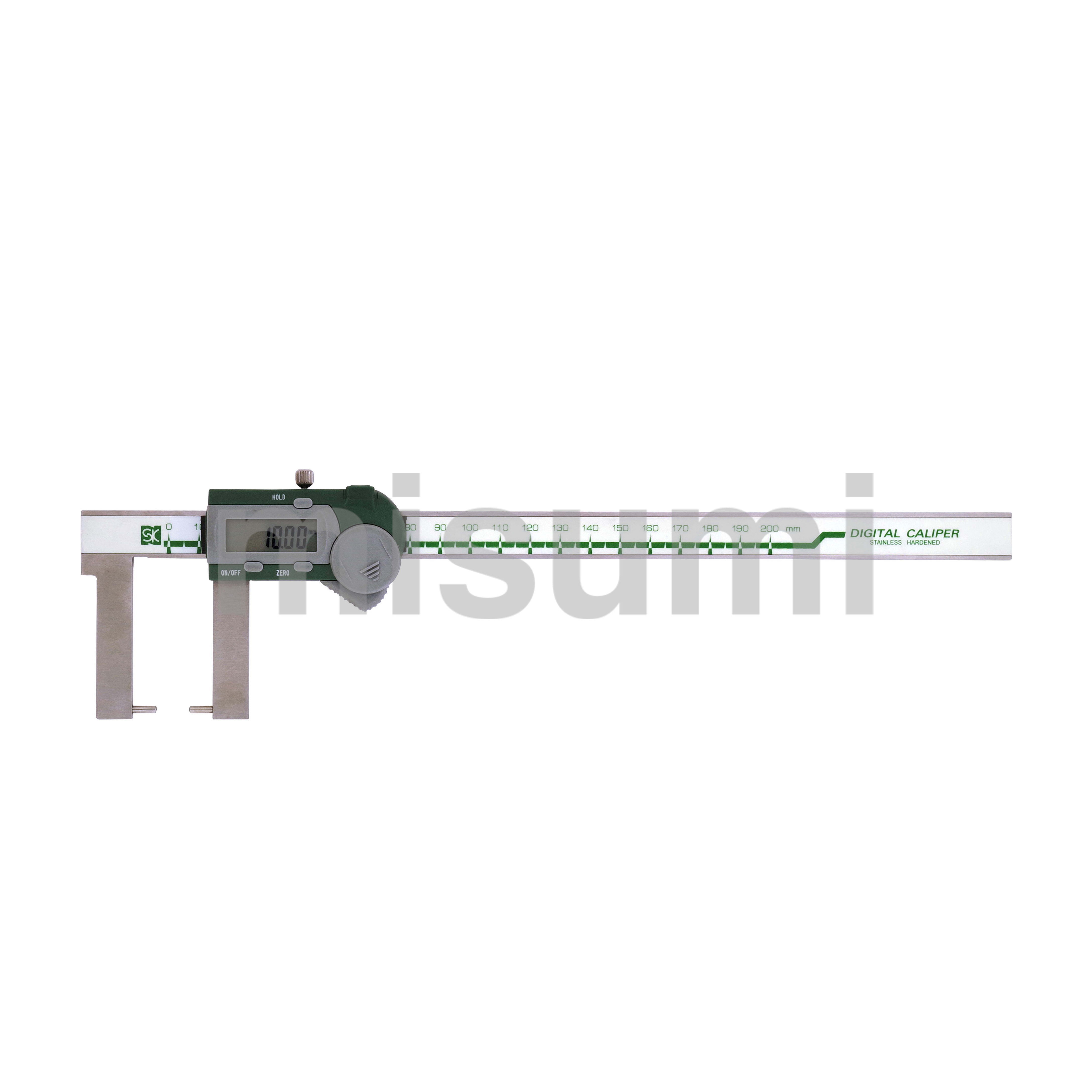 デジタルネックノギスポイント型 150mm/200mm 新潟精機（SK） MISUMI(ミスミ)