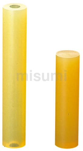 Amazon.co.jp: 1個イエローポリウレタン丸棒、硬度80Aイエロー