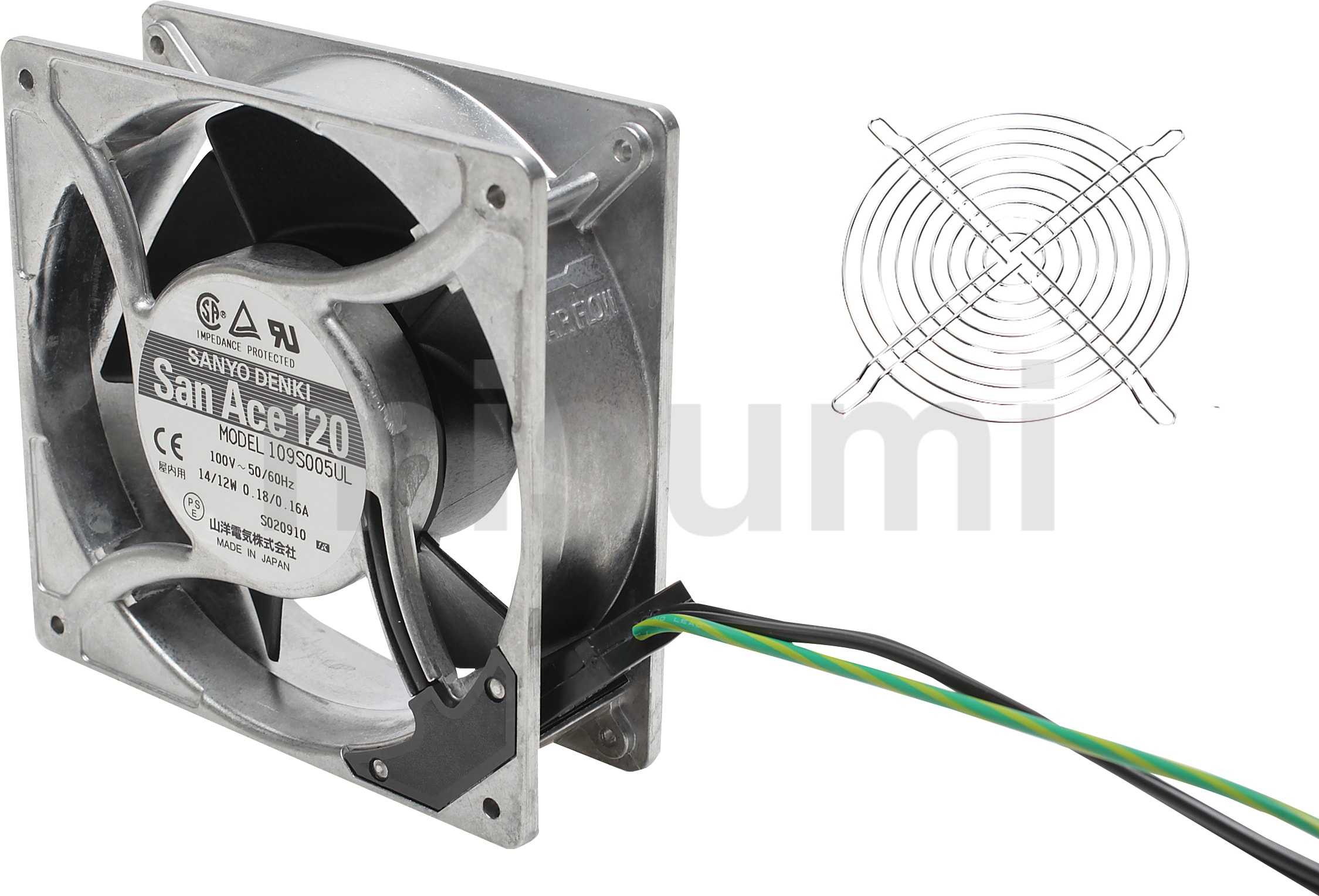 AC11925-S-100-A-[1-3/0.1] | ACファン（セット品、ケーブル自由