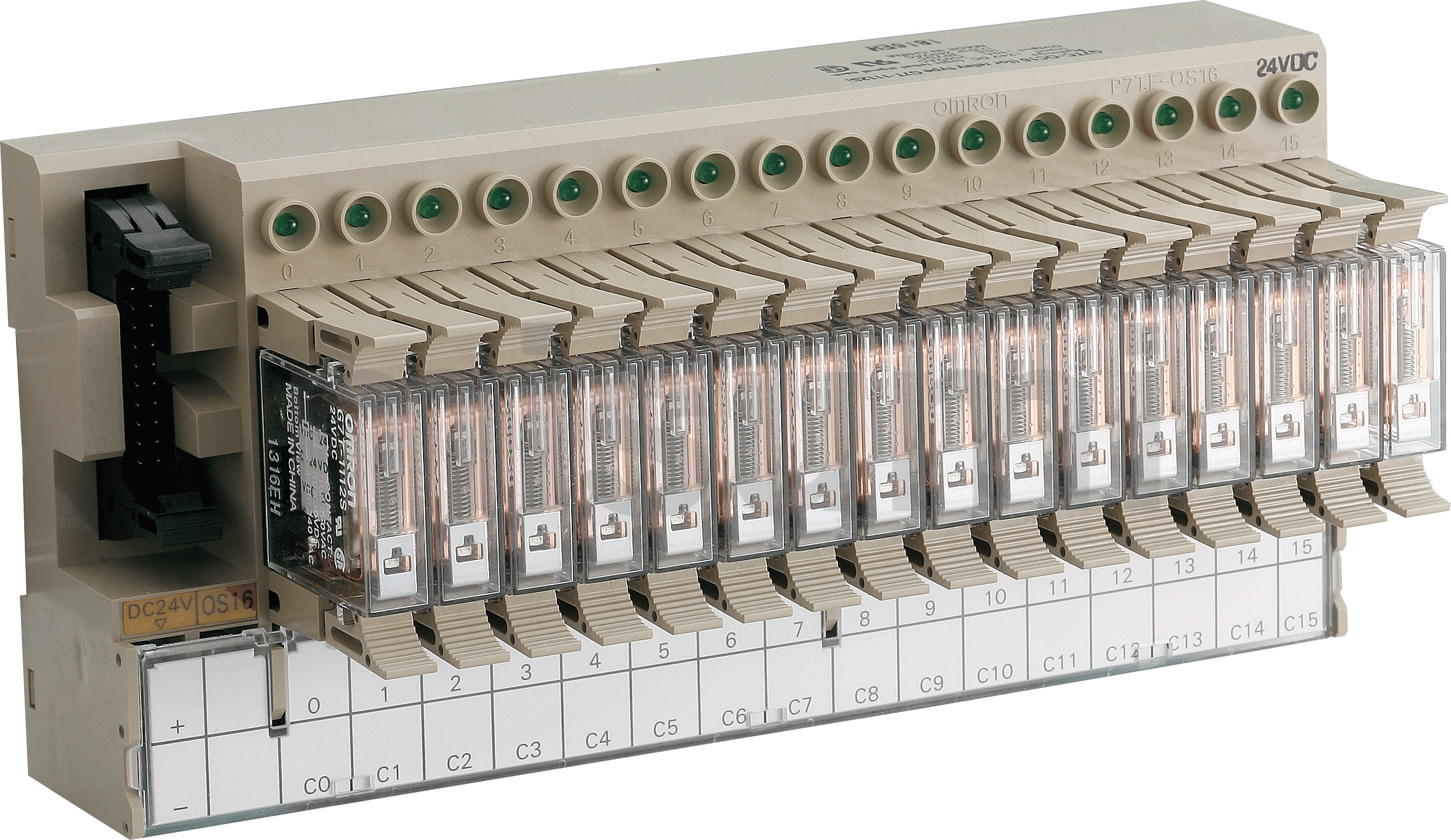 オムロンG7TCリレーターミナル1a×16