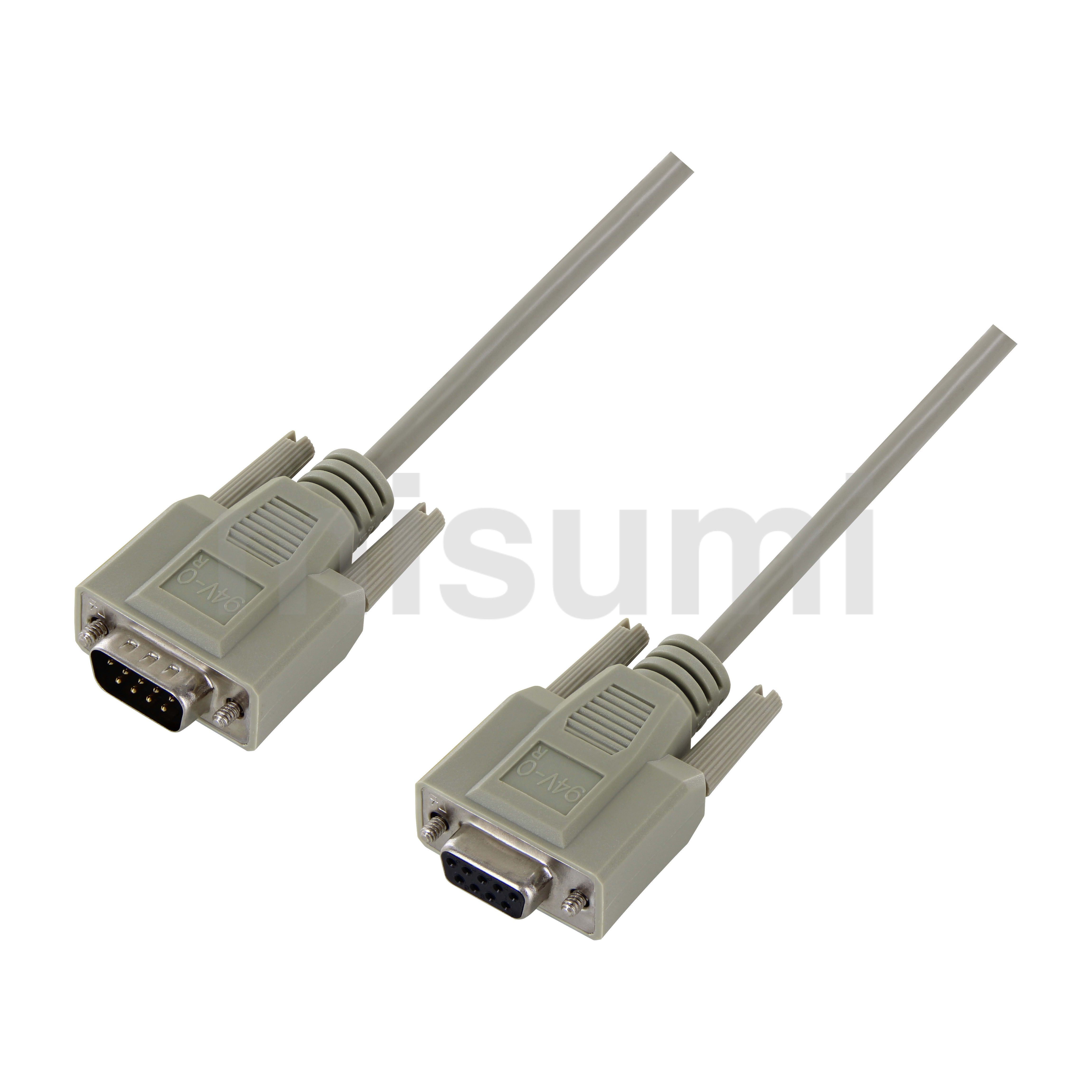Deluxe Molded D-Sub Cable, DB9 Female / Female, 5.0 ft