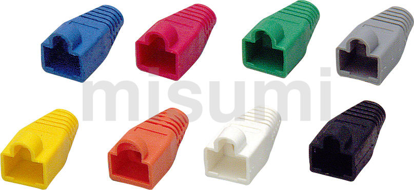 NW060-BOOT8-OR | RJ45用 8色対応ブーツ(10個入り) | ミスミ NW060-BOOT8-OR | RJ45用 8色対応ブーツ(10個入り) | ミスミ