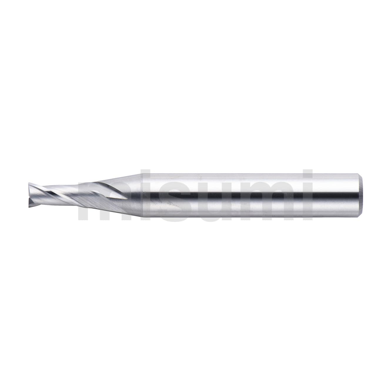 超硬スクエアエンドミル 2枚刃/刃長2D（ショート）タイプ | ミスミ | MISUMI(ミスミ)