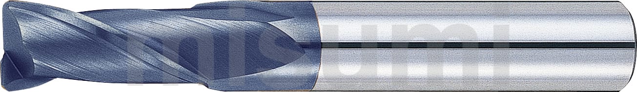 XALシリーズ超硬ラジアスエンドミル 2枚刃/ショートタイプ