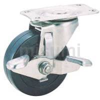 ステンレスキャスター SU-TELシリーズ 自在ストッパー付