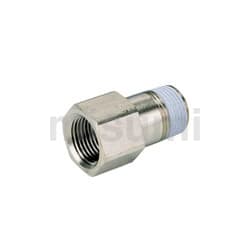 プラスチック1/8NPT1/4NPTめねじ3ウェイティー6mmホース有刺鉄線