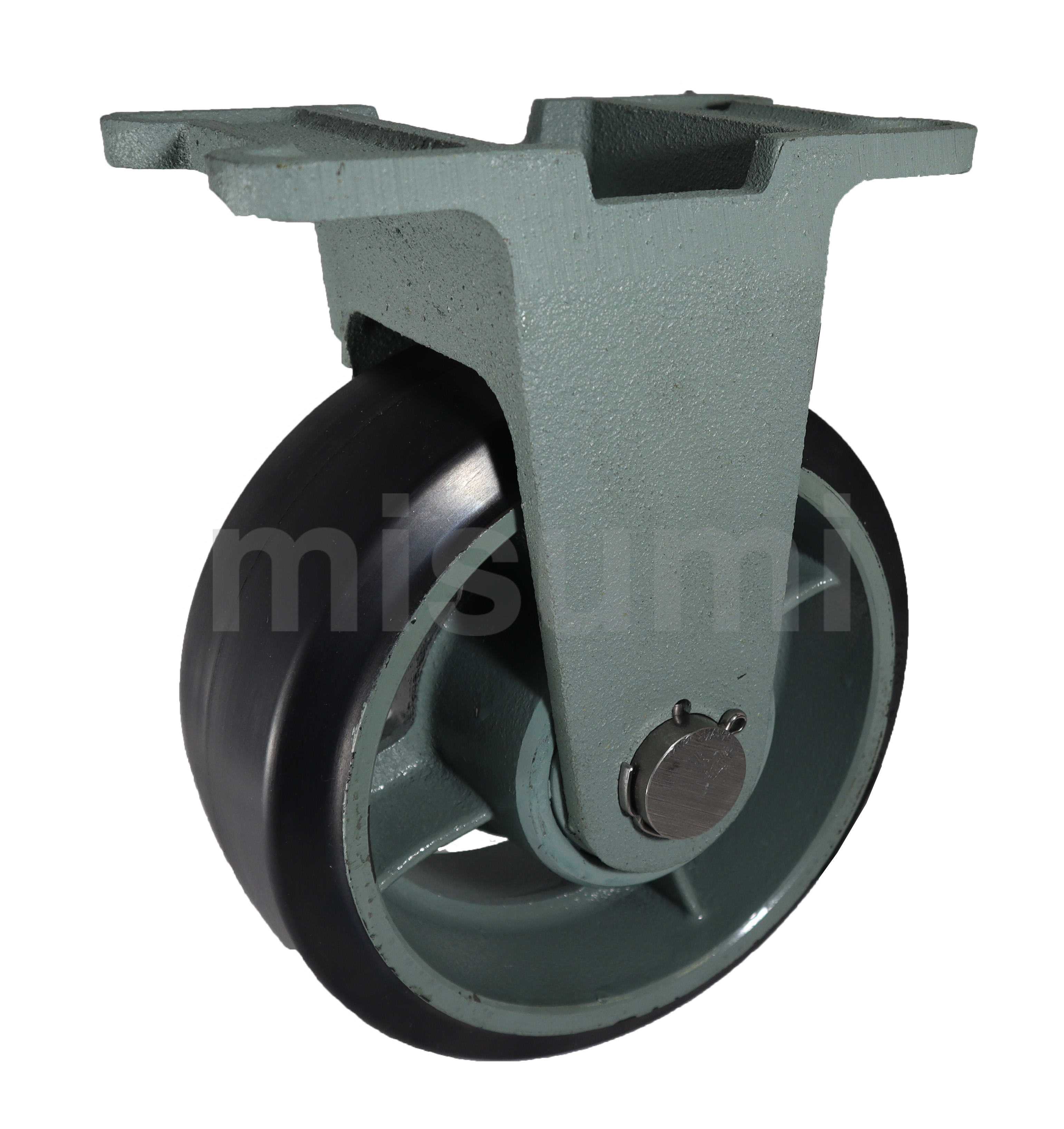 重荷重用ゴム車輪付固定車（HB-k型） FCDダクタイル製金具 | ヨドノ | MISUMI(ミスミ)