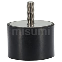 【SEAL限定商品】 ゴム・バッファー 円筒形 | ロームヘルドハルダー | MISUMI(ミスミ) その他
