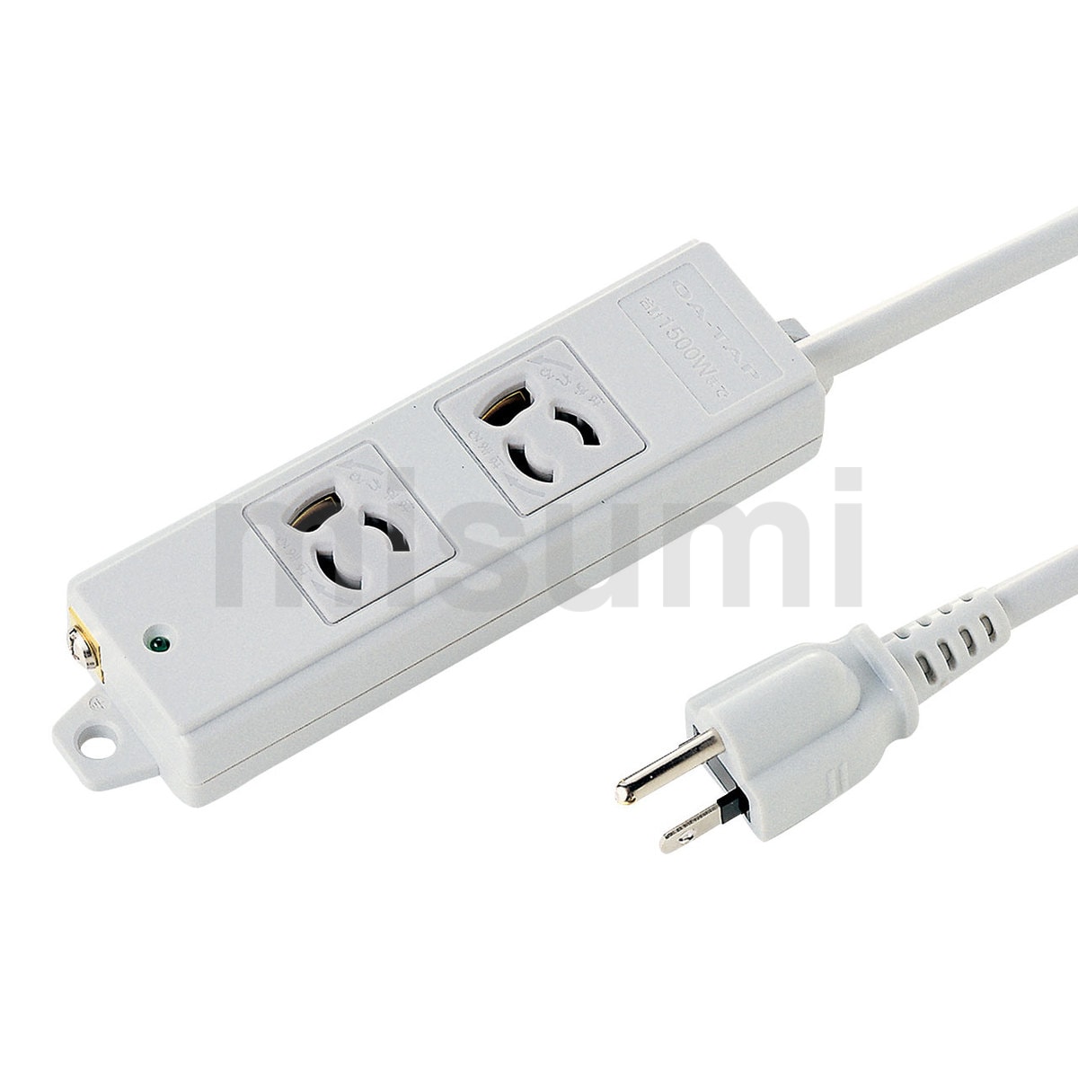 ［送料込］工事物件タップ8個口3m2つ 工事物件タップ（3P・8個口） | サンワサプライ | ミスミ | 818-4040