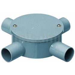 露出用丸形ボックス(カブセ蓋・4方出) | 未来工業 | MISUMI 露出用丸形ボックス(カブセ蓋・4方出) | 未来工業 | MISUMI