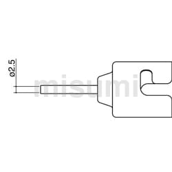 FR-810B・FR-811用交換ノズル | 白光 | MISUMI(ミスミ) FR-810B・FR-811用交換ノズル | 白光 | MISUMI(ミスミ)