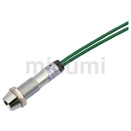 サカズメ LED表示灯 DA-8JPL (AC/DC100V接続) Φ8 緑 | 坂詰 サカズメ LED表示灯 DA-8JPL (AC/DC100V接続) Φ8 緑 | 坂詰
