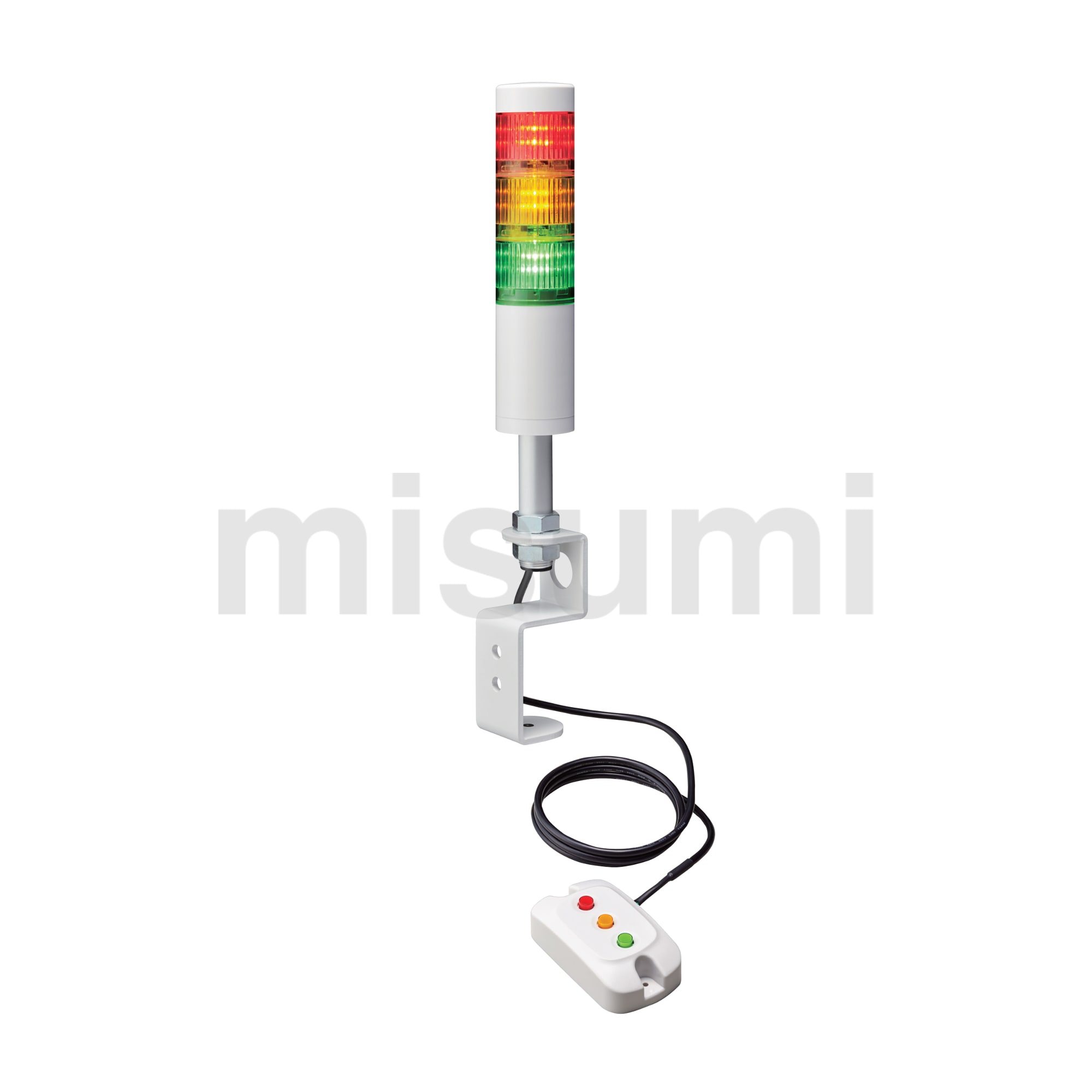 HSST-3M2J-RYG | スイッチボックス付積層信号灯 HSST