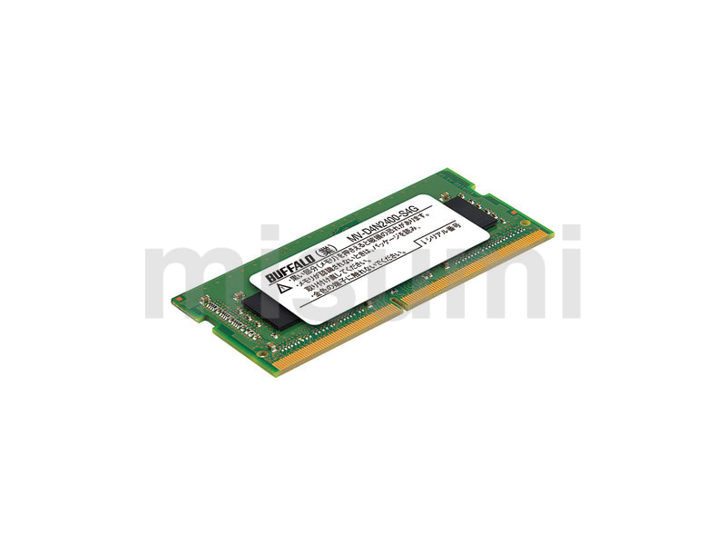 PC4-2400対応 260Pin DDR4 SDRAM S.O.DIMM MV-D4N2400 | バッファロー | MISUMI(ミスミ)