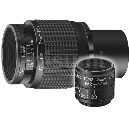 人気商品 紫外線レンズ】産業用UVレンズ Cマウント【FA/MV対応 UV5035BK レンズ(単焦点)