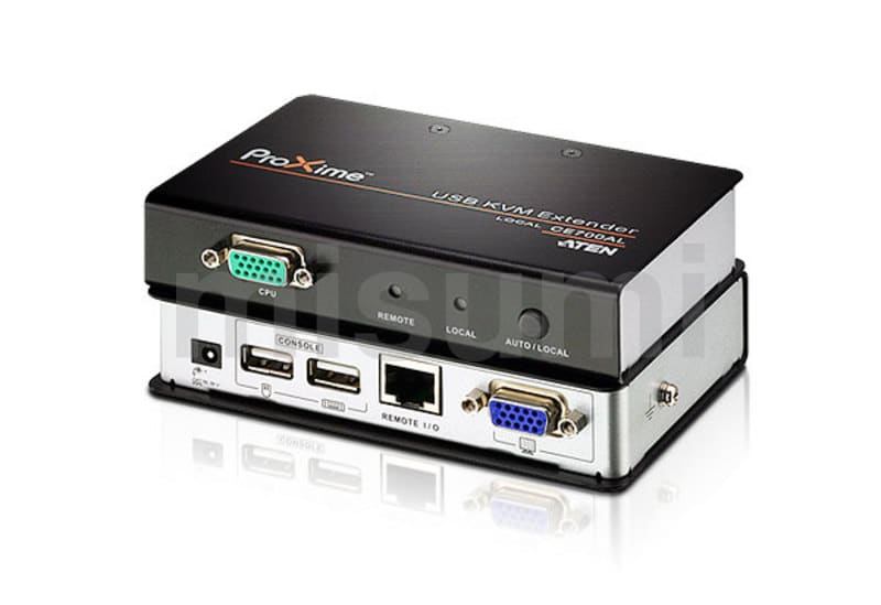 USB VGA カテゴリ5e KVMエクステンダー（1280×1024@150m