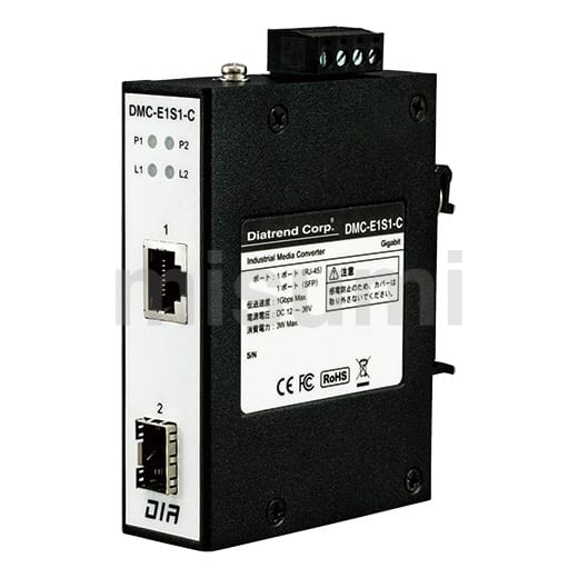 お買い得商店街 DMC-E1S1-C(LX60B13-W) | ダイヤ | 産業用光メディアコンバータ 光トランシーバー