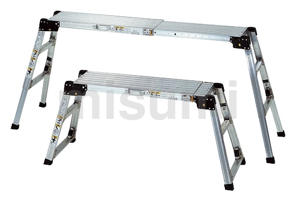 【NEW限定品】 足場台 飛天馬 MISUMI(ミスミ) | ナカオ | （天板・脚部伸縮式） 電動かんな