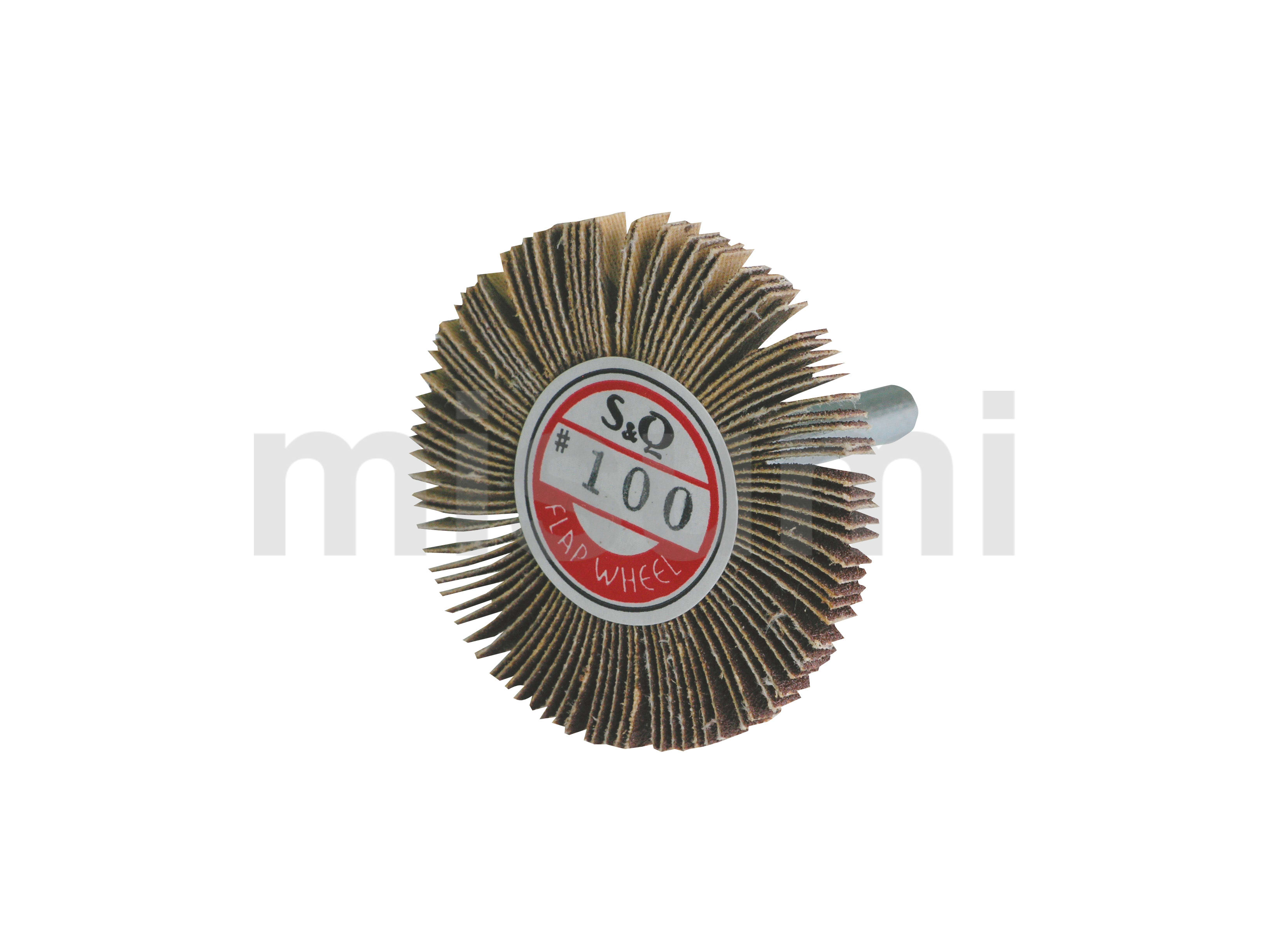 ＭＵＲＡＫＯ　軸付フラップ金具無し　外径６０　幅２０　軸径６ｍｍ　６０＃ 《10個入》（品番:KN6020-60）（注番3224091×10]