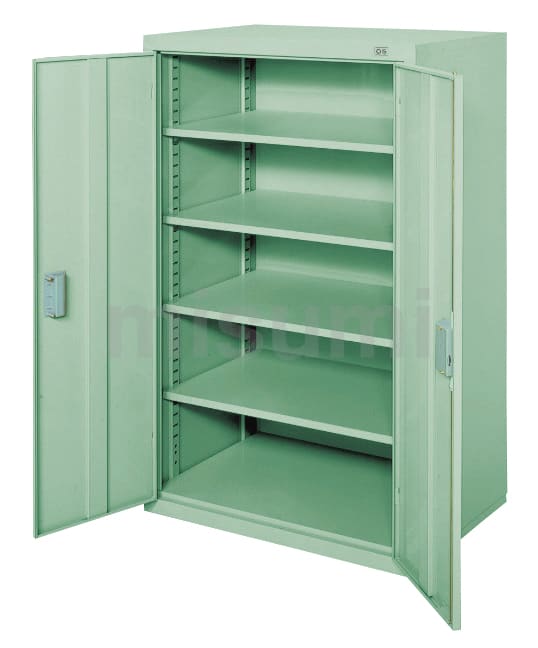 □OS ロッカーS 両開 最大積載量300kg 棚板2枚 800S(4571665)[法人 