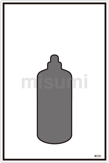 【着後レビューで 送料無料】 ガス名標識 高100 MISUMI(ミスミ) | 日本緑十字社 | タイムセール