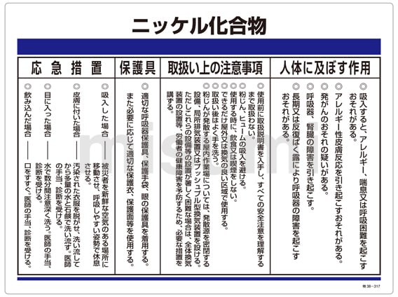 化学物質関係標識 特38－402 035402 作業場内での