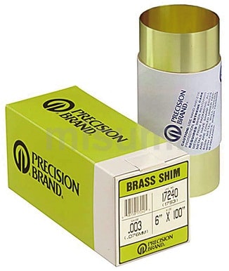 真鍮・ロール巻シム | PRECISION BRAND | MISUMI(ミスミ)