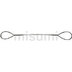 玉掛けワイヤロープ 段落とし（サツマ加工） スリング径18mm