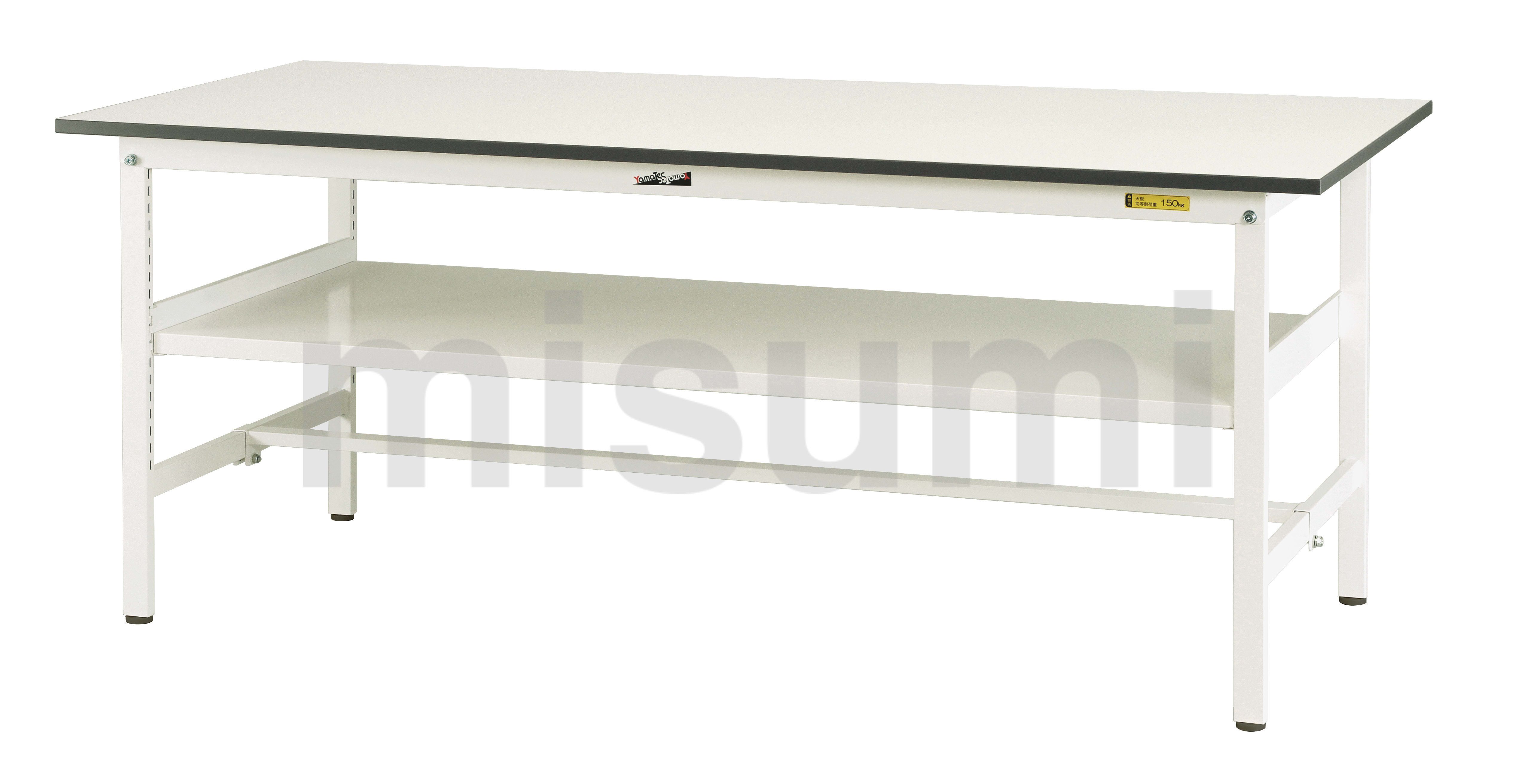 SUP-1245F-WW | 軽量作業台/ワークテーブル耐荷重150kg（固定式H740mm 