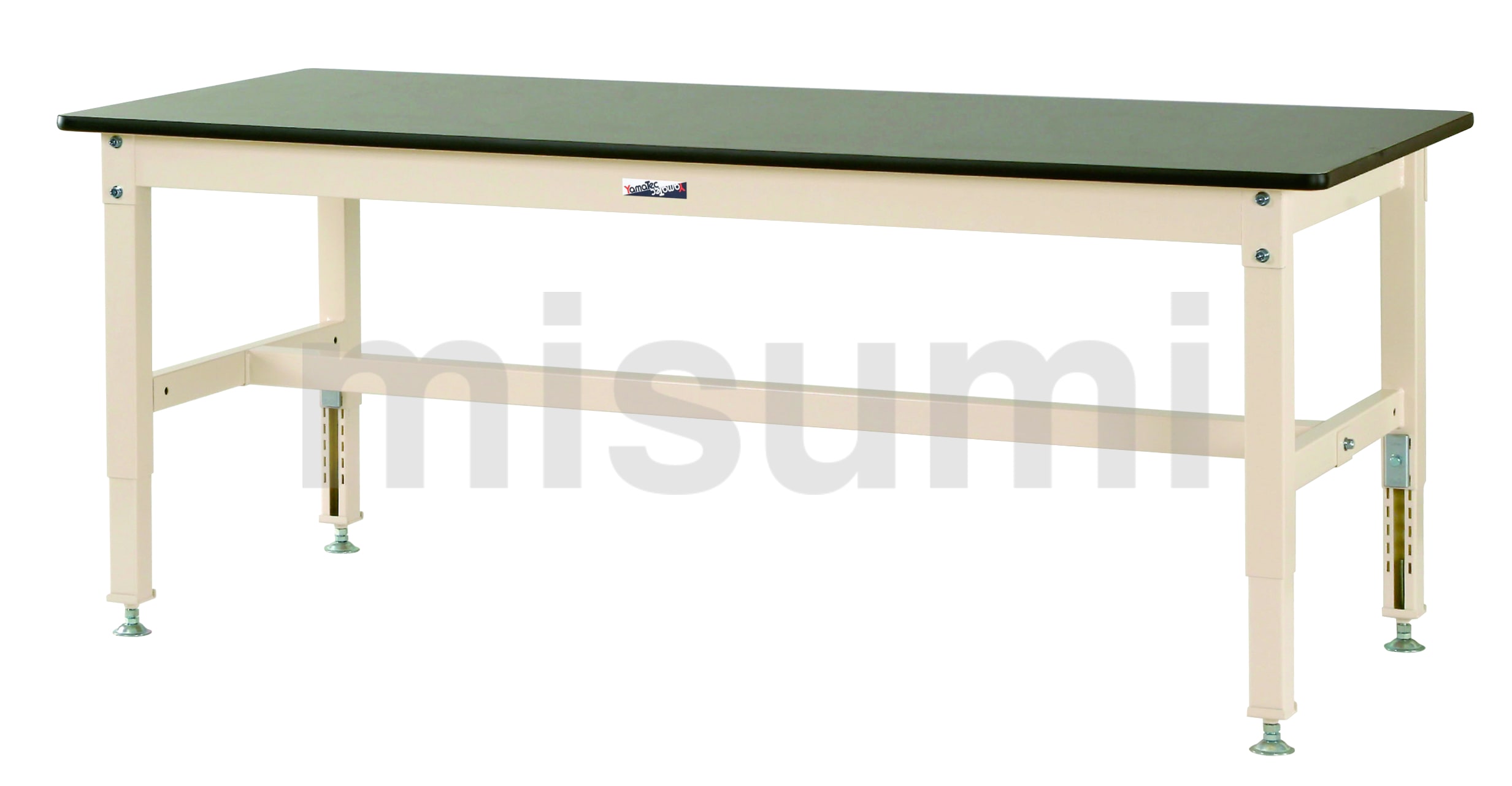 ワークテーブル 800シリーズ 寸法 W1500×D900×H600〜850 kg ：500 SVMA-1590-II (67-5976-83) ワークテーブル 800シリーズ 寸法 W1500×D750×H600〜850 kg ：500 SVRA