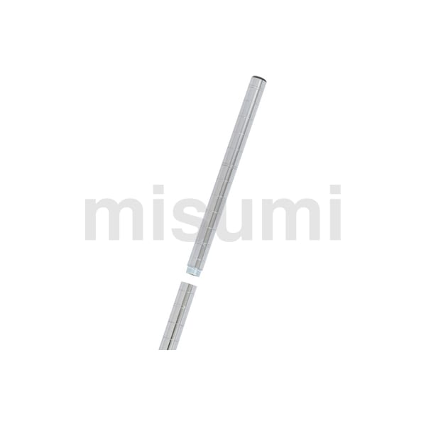 商品画像：基本ポール 長さ86cm ルミナスライト ポール径19mm スチール 4
