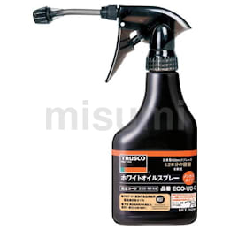 TRUSCO αホワイトオイルノンガススプレー ノズル付 350ml