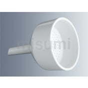 磁製ロート 磁器製 特大 ブフナーロート 口径18.5cm 全長28cm 容量2000ml 化学/実験/顕微鏡/アンティーク/レトロ/レア/希少 ブフナーロート 分離形 PTFE目皿板付 SIBATA(柴田科学) ブフナロート