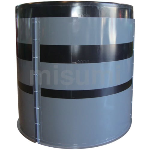 スイコー MTTタンク MTT-2000 黒 M型丸形容器 2000L 1315Φ×H1640 M-2000 液体貯蔵用タンク スイコー