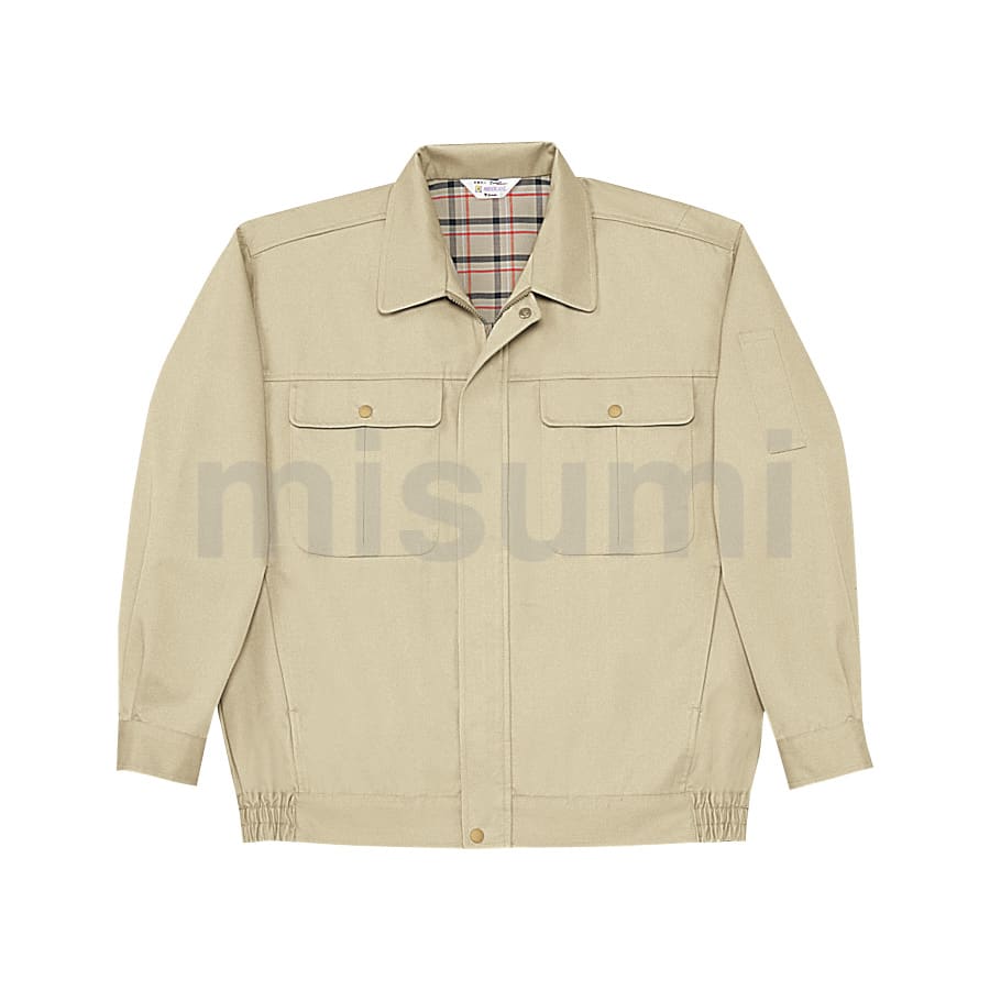 【同梱不可】 | 1030-017-EL 製品制電ブルゾン(紺・白・緑) 自重堂 | 作業服