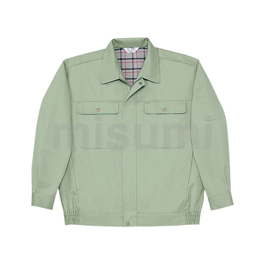 【特別送料無料!】 | 1030-062-L 製品制電ブルゾン(紺・白・緑) 自重堂 | 作業服