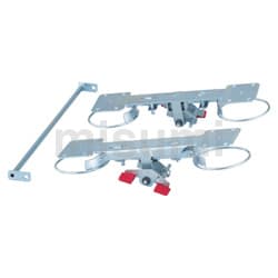 TRUSCO(トラスコ中山):グランカート用リング式 自在2輪固定2輪ストッパー TP-900JRKS4 オレンジブック 8564224 トラスコ TRUSCO グランカート サイレント 固定ハンドル TP-X902