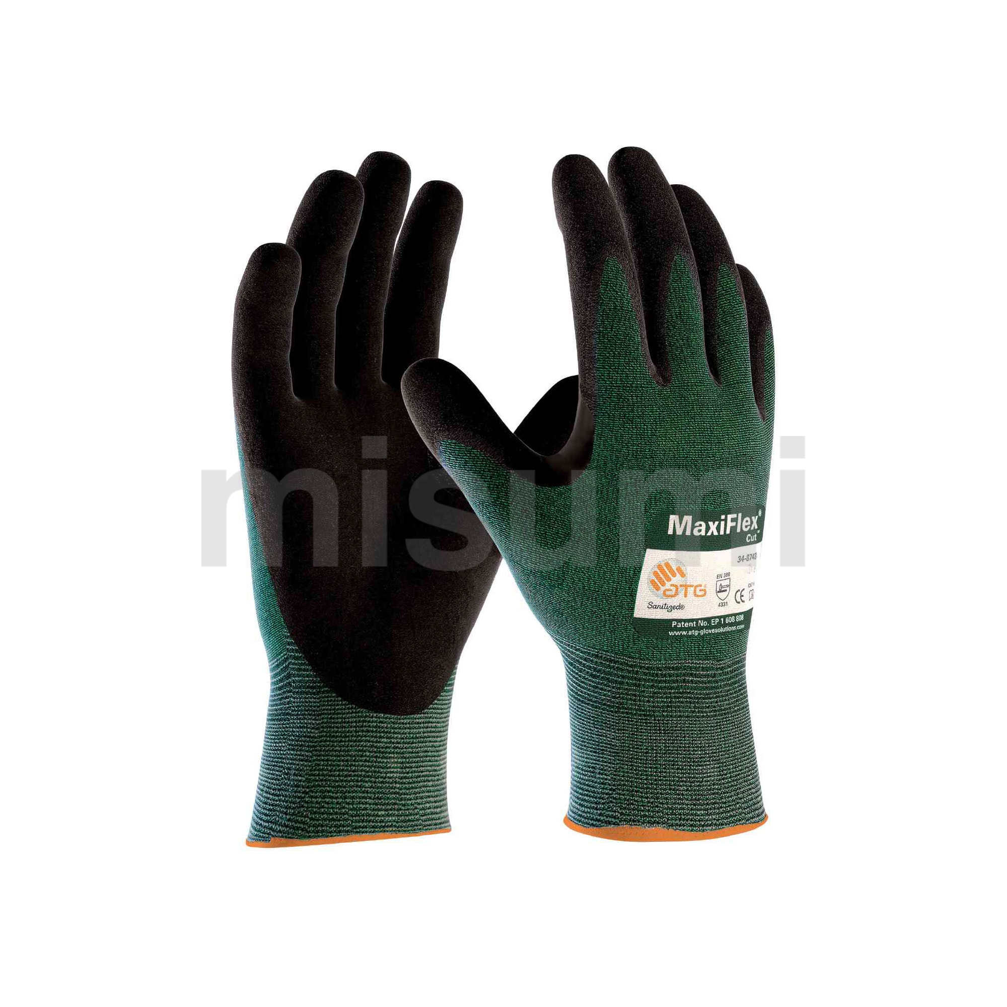 【税込?送料無料】 耐切創性精密作業手袋 ATG MaxiFlex ミドリ安全 | 34-8743 Cut その他