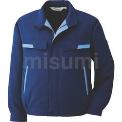 静電気帯電防止作業服 男女ペアブルゾン（薄地） | ミドリ安全 
