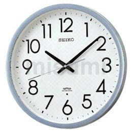 SEIKO 電波掛時計 直径390×52 P枠 銀色半光沢 | セイコー SEIKO 電波掛時計 直径390×52 P枠 銀色半光沢 | セイコー