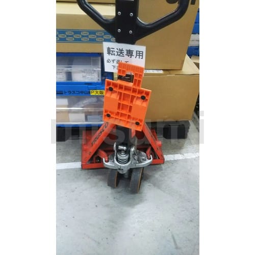 ハンドパレットトラック用ストッパー（マグネット付
