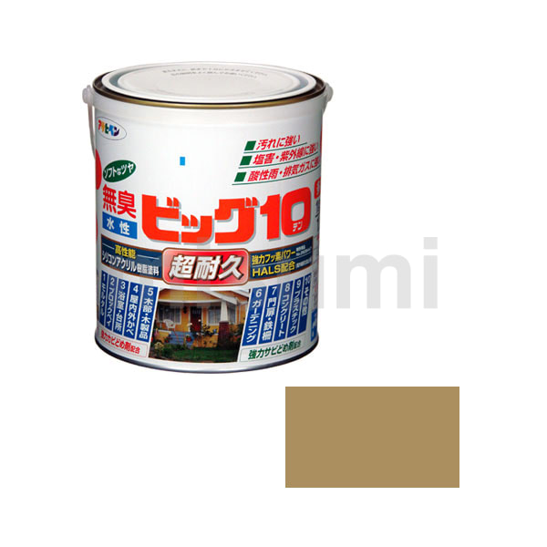 たぬき 希少 | 1.6L 水性ビッグ10多用途 アサヒペン MISUMI(ミスミ) | 塗装材