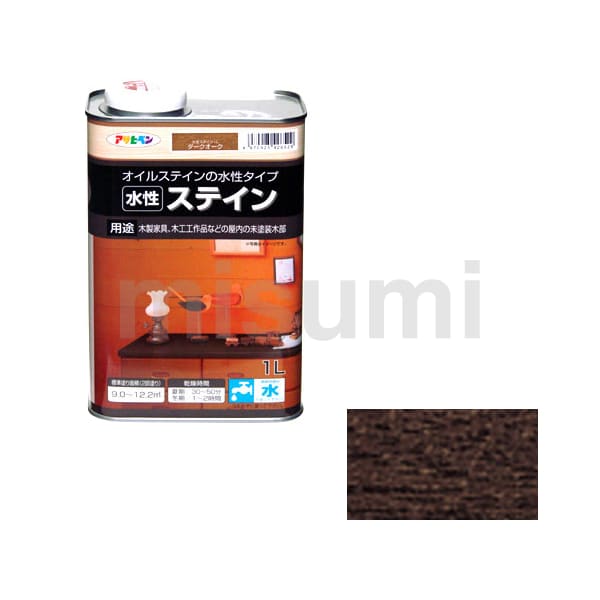 アサヒペン 水性ステイン 2L ライトオーク 6缶セット｜塗料、塗装