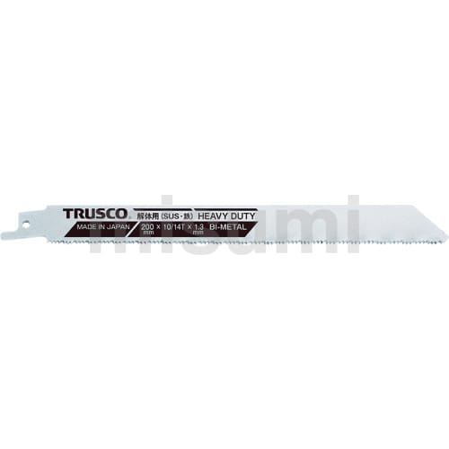 TRUSCO 解体用バイメタル厚刃セーバーソーブレード | トラスコ