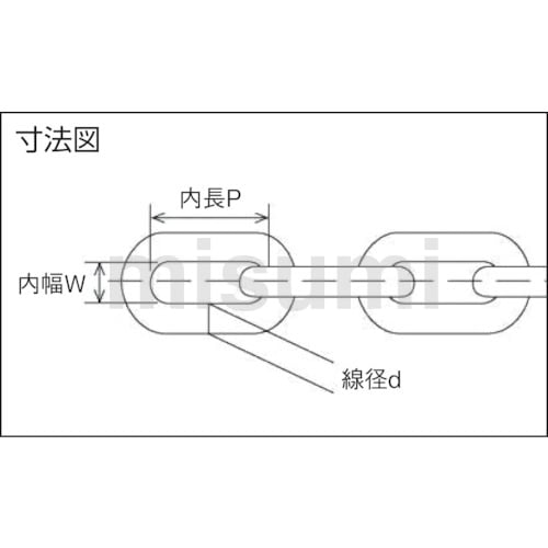 人気の春夏 JIS F2106第一種規格チェーン ショートリンク 線径8mm チェーン