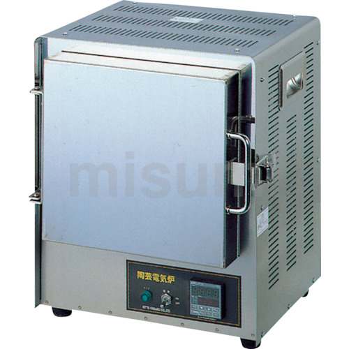 自動温調計付電気炉 デジタル式自動温度調節計付電気炉
