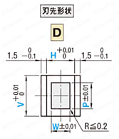ブロックパンチ -両フランジ- 