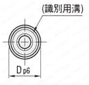 ノックピン　タップ付p6タイプ　【金型用標準部品】 